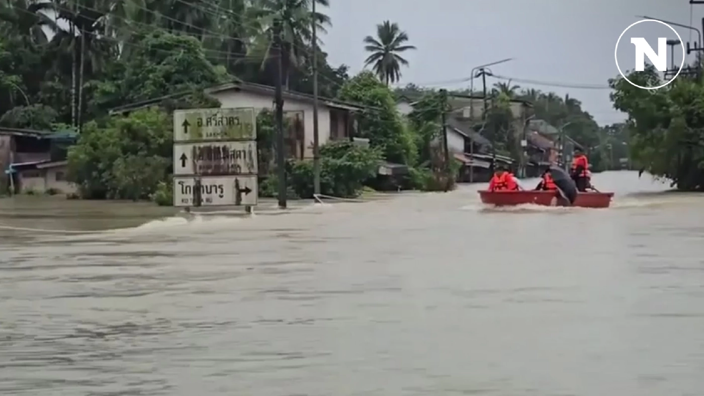 ฝนกระหน่ำ นราธิวาส เร่งอพยพชาวบ้าน พร้อม ประกาศปิด รร. 68 แห่ง