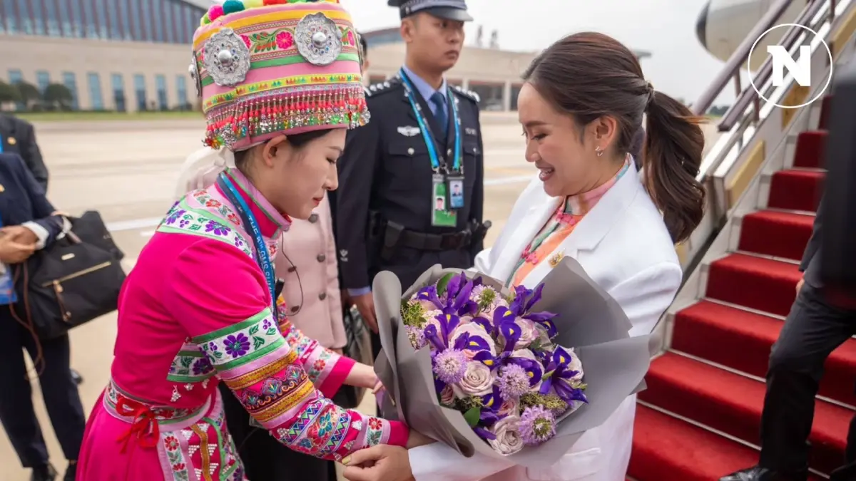 "นายกฯแพทองธาร" ถึงนครคุนหมิงแล้ว "นายกฯหลี่ เฉียง" เจ้าภาพเลี้ยงอาหารค่ำ