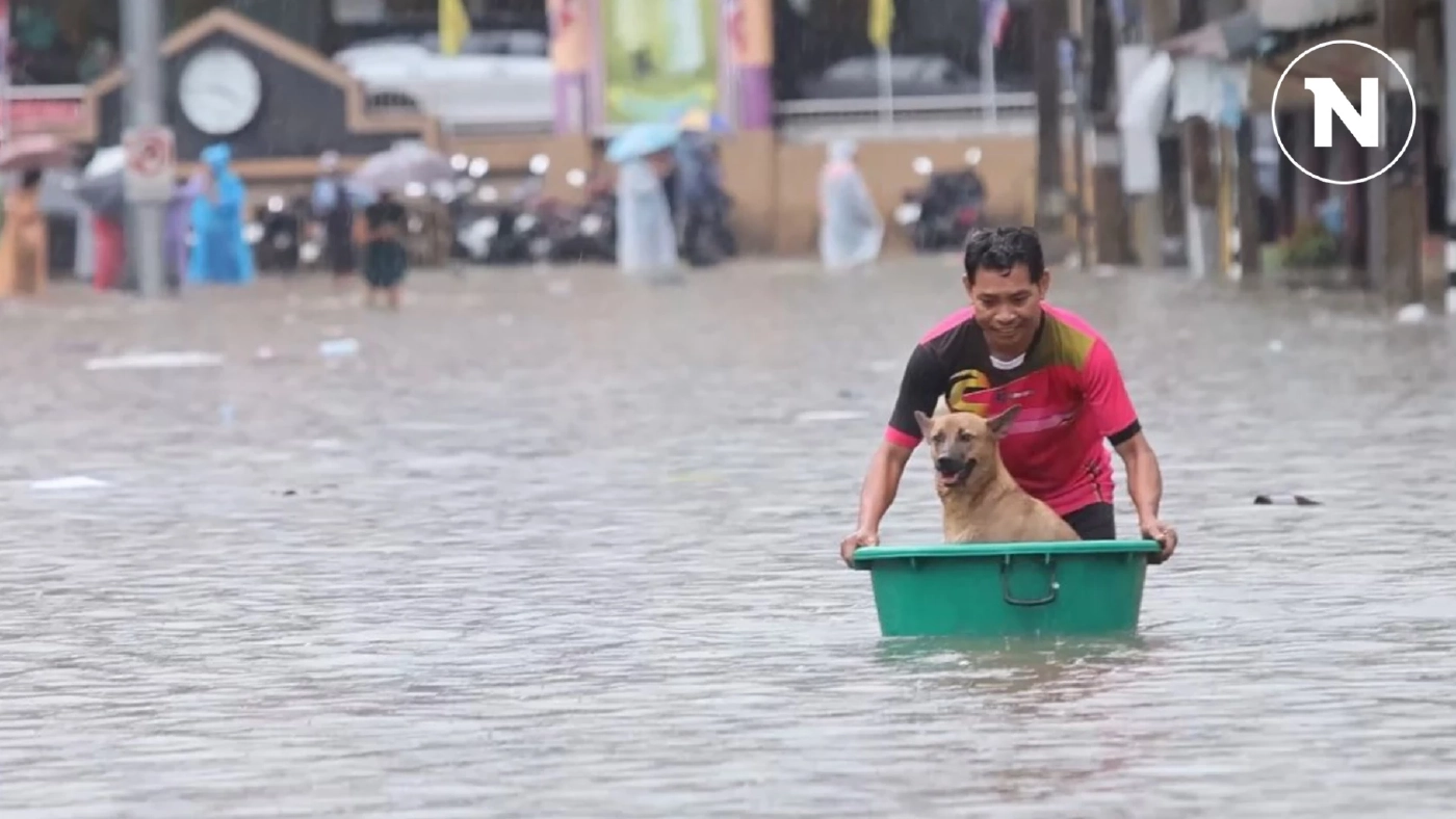 น้ำทะลักท่วมย่านเศรษฐกิจ "ยะลา" หนักสุดในรอบ 30 ปี