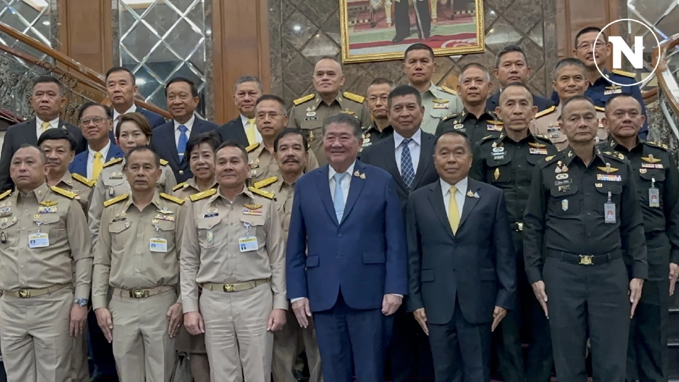 กมธ.ทหารฯ วุฒิสภา ยกคณะพบ “บิ๊กอ้วน” หารือด้านความม้่นคง