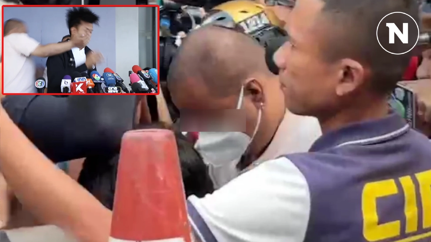 หนุ่มหัวร้อน มือตบหน้า "ทนายธรรมราช" เผยสาเหตุลงมือ