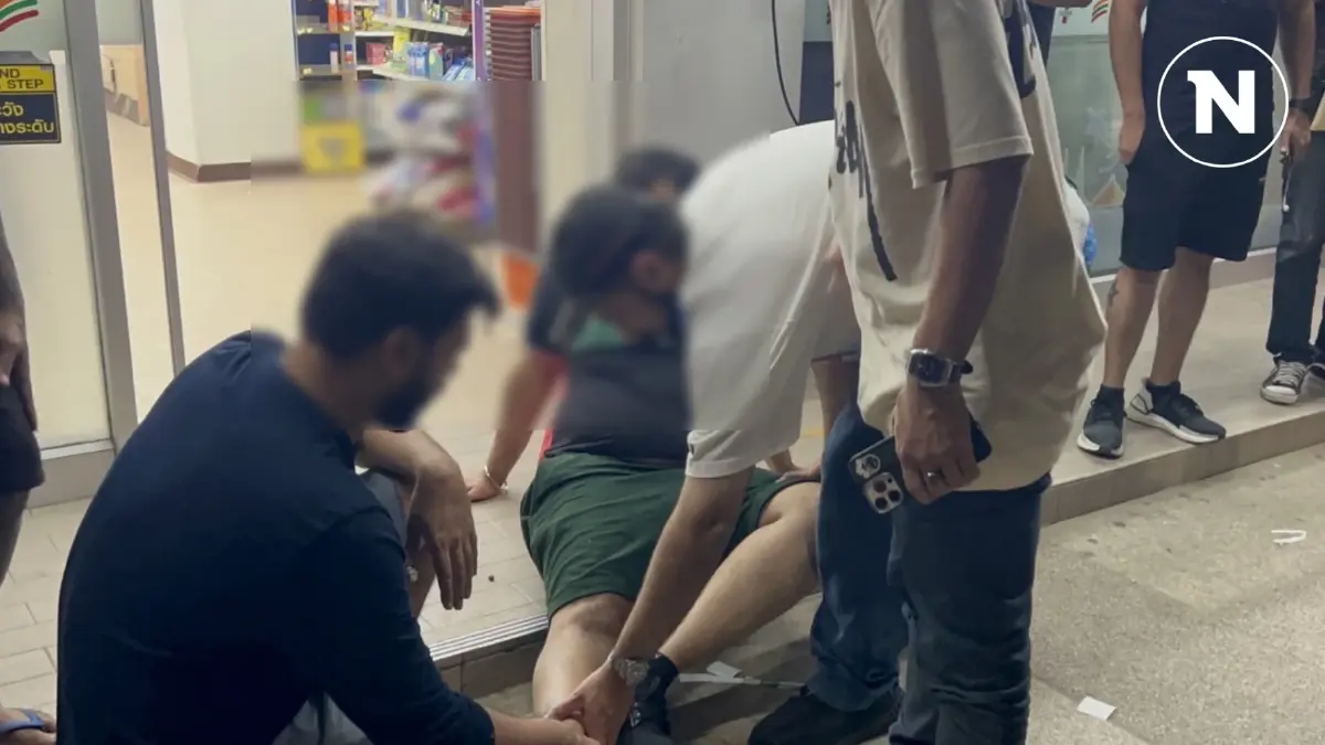 พนง.ร้านสะดวกซื้อ ฉุน อินเดีย โวยทวงสินค้าไม่ครบ เรียกคนนอกทำร้ายบาดเจ็บ