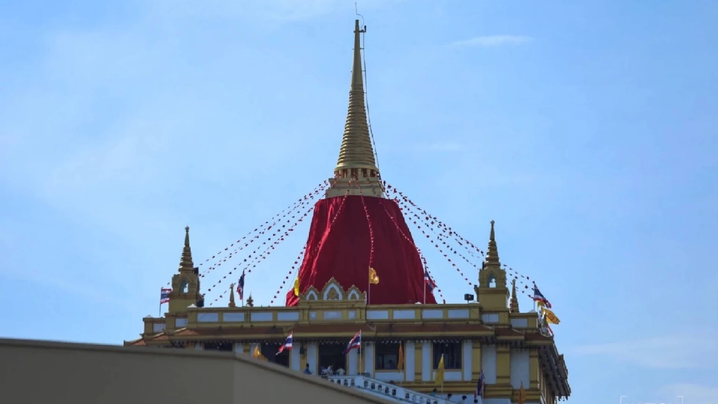 จัดยิ่งใหญ่ ประเพณีห่มผ้าแดง นมัสการพระบรมสารีริกธาตุ งานวัดภูเขาทอง 2567