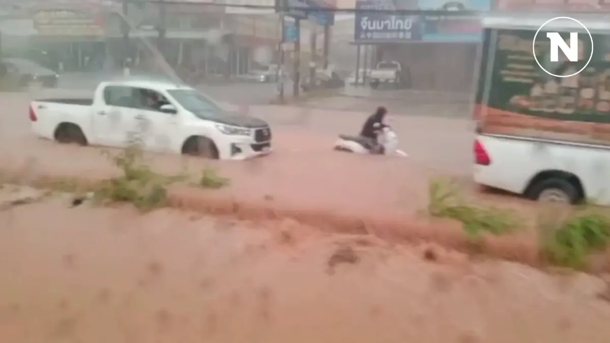 ด่วน! "บ่อวินอ่วม" ฝนฤดูหนาวถล่ม ทำถนนหลายสายกลายเป็นบ่อปลา (มีคลิป) ด่วน! "บ่อวินอ่วม" ฝนฤดูหนาวถล่ม ทำถนนหลายสายกลายเป็นบ่อปลา (มีคลิป)