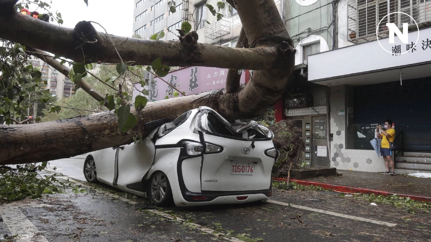 “พายุกองเร็ย” อ่อนกำลัง มุ่งหน้าจีน หลังซัดไต้หวันหนัก