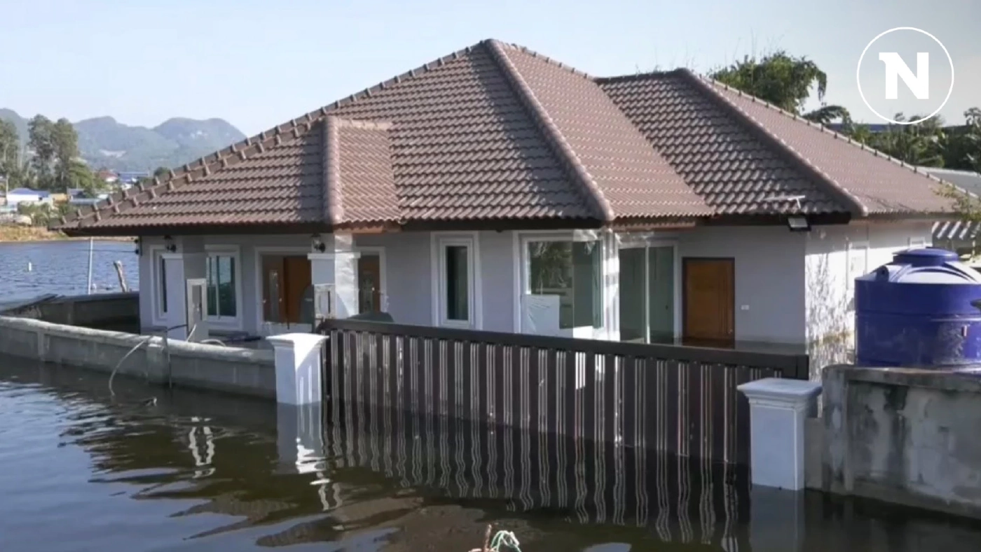 เปิดสาเหตุน้ำผุดท่วมบ้าน ปชช.ตำบลเมืองนะ นานกว่า 2 เดือน หน่วยงานเร่งแก้ไข