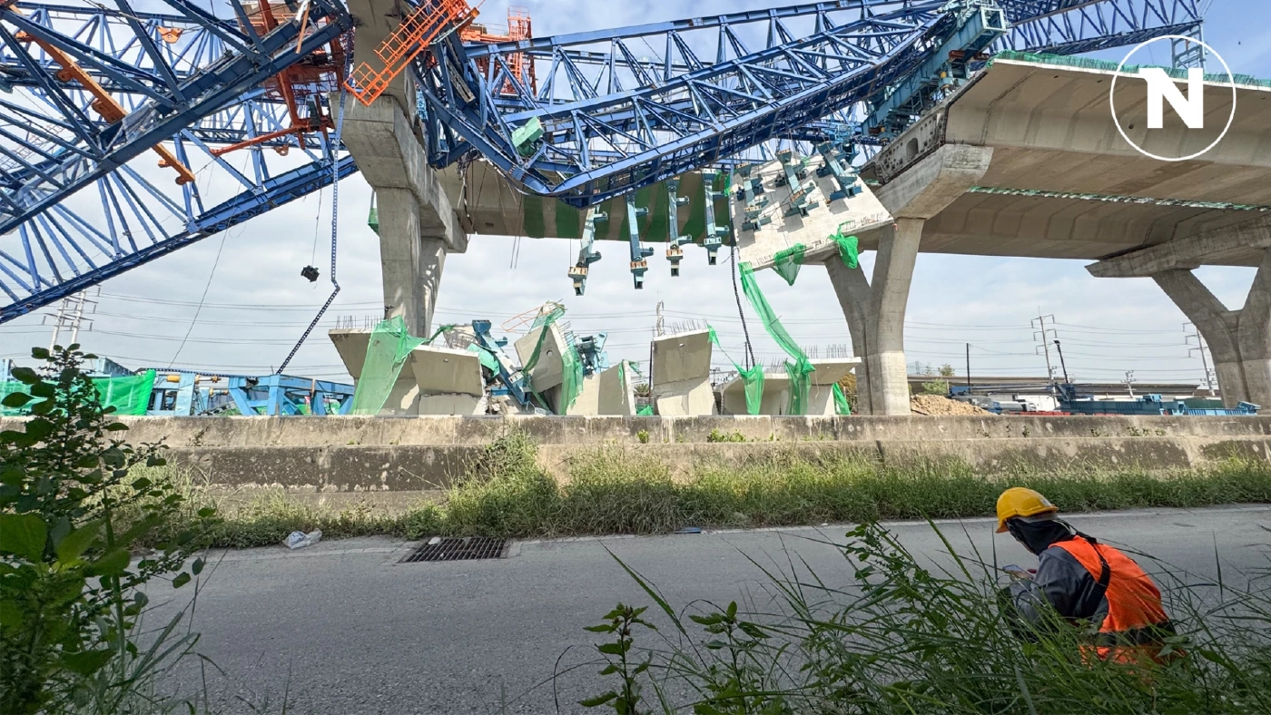 กู้ได้แล้ว ร่างเหยื่อรายที่ 6  "ทรัส" ก่อสร้างทางยกระดับบนถนนพระราม 2 ถล่ม