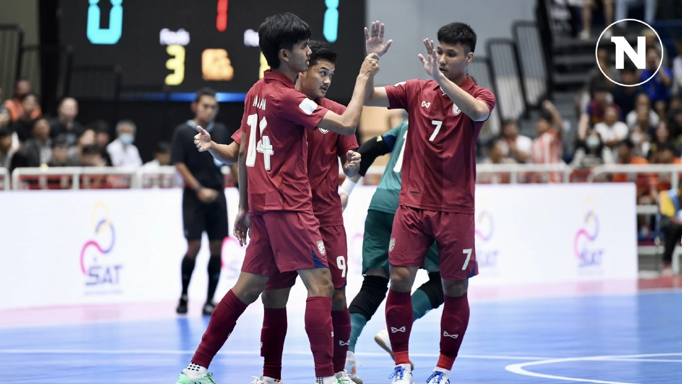 ฟุตซอลไทยอัดมาเลเซีย 3-1 ลิ่วตัดเชือกศึกโต๊ะเล็กอาเซียน