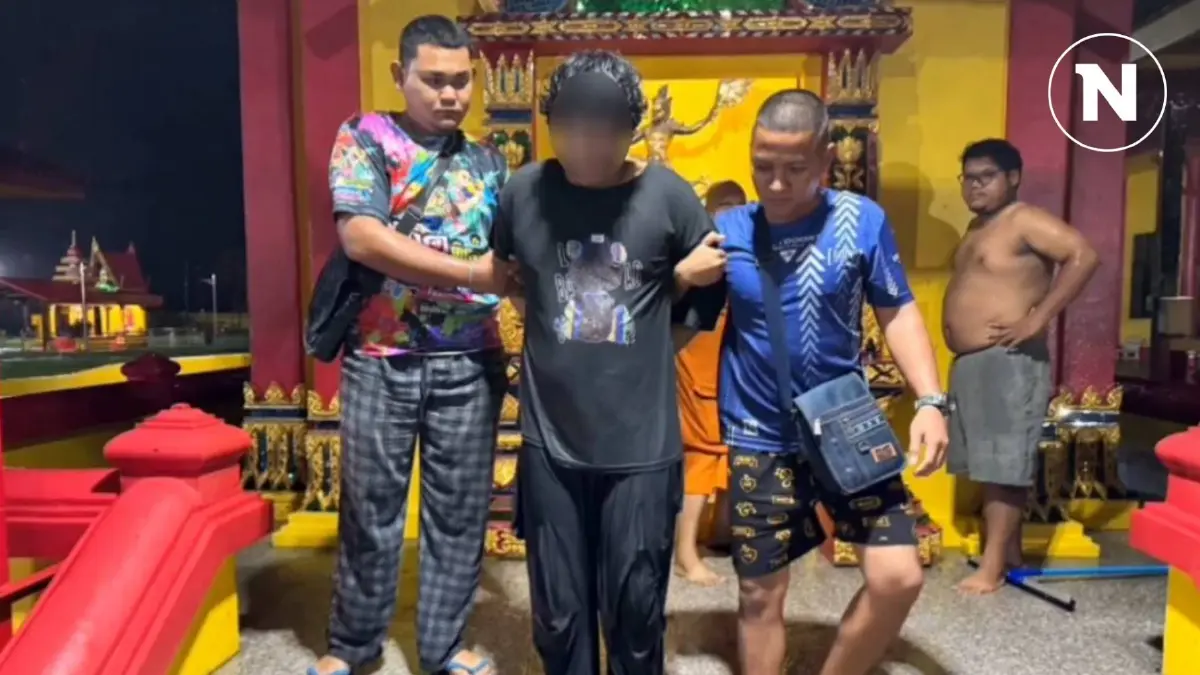 น้ำท่วมก็ไม่เว้น!! โจ๋ลักเงินตู้บริจาค วิหารเทพราหูทรงครุฑ วัดดังเมืองนคร