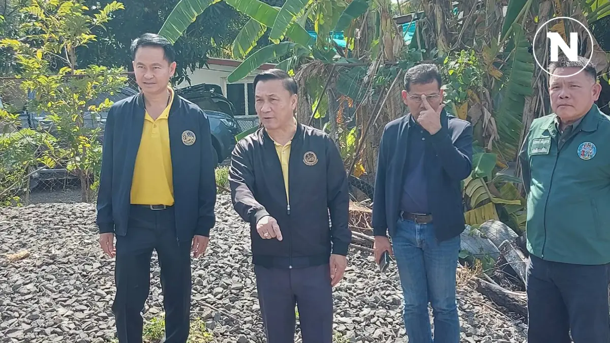 รมช.มหาดไทย ลงพื้นที่พิพาท "ที่ดินเขากระโดง" ท้าเอาหลักฐานมายัน
