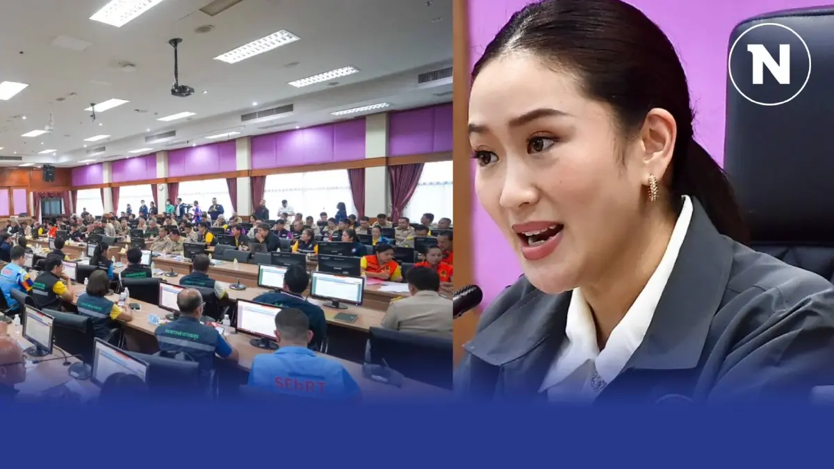 นายกฯถึงเมืองคอนแล้ว นั่งประชุม 5 ผู้ว่าฯภาคใต้ติดตามสถานการณ์น้ำท่วม