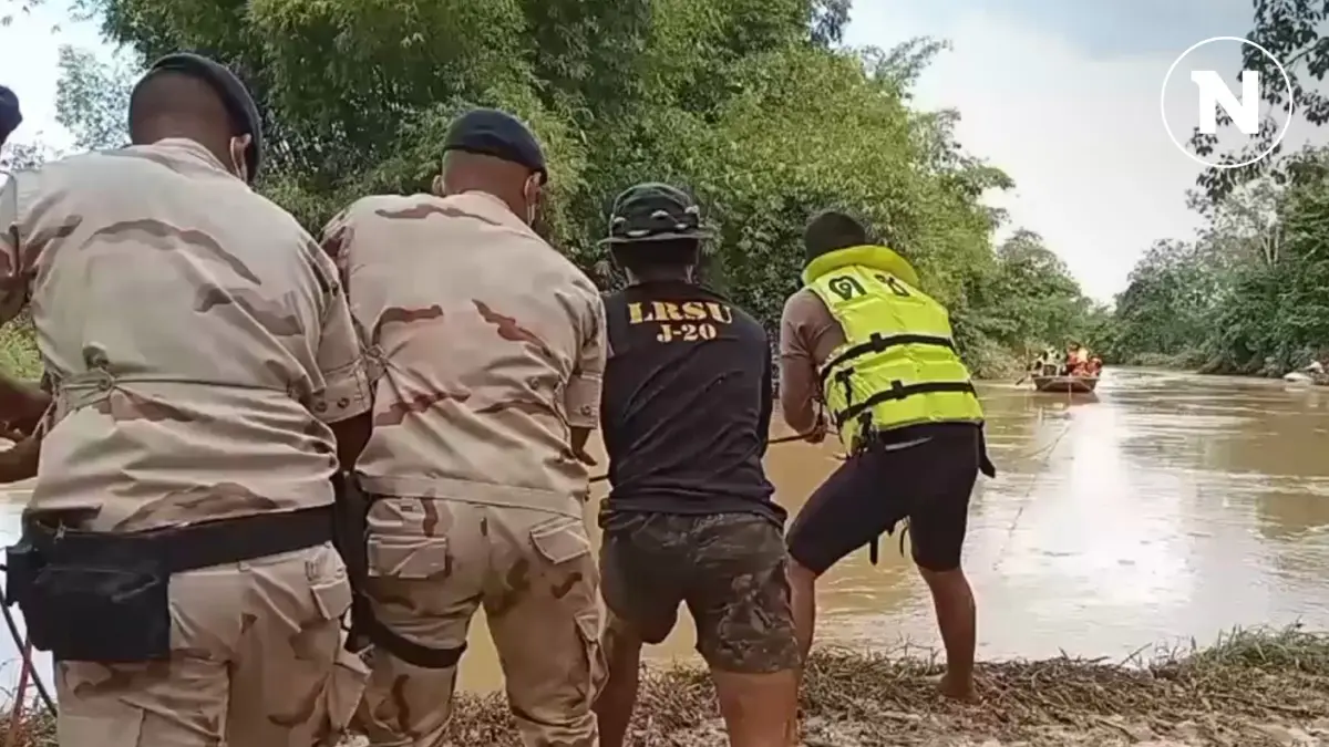 ไร้ปาฏิหาริย์ พบร่าง "พระชาย" แล้ว หลังถูกน้ำซัดจมหายไป 4 วัน