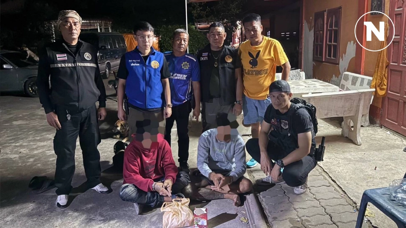 รวบ 2 โจ๋ เพิ่งออกจากคุก ขายยาเสพติดให้ "พระ-วัยรุ่น" ในพื้นที่