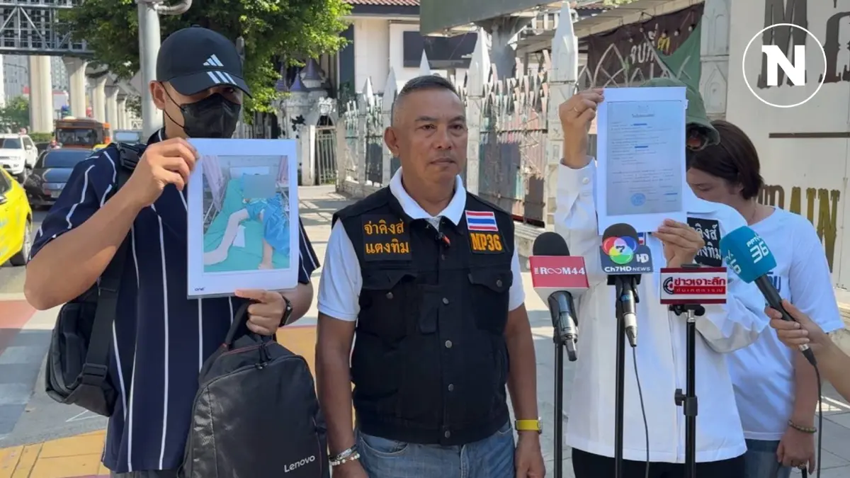 ร้องกองปราบฯ น้องชายถูก ตร.ขับรถชนไม่รับผิดชอบ ร้องกองปราบฯ น้องชายถูก ตร.ขับรถชนไม่รับผิดชอบ