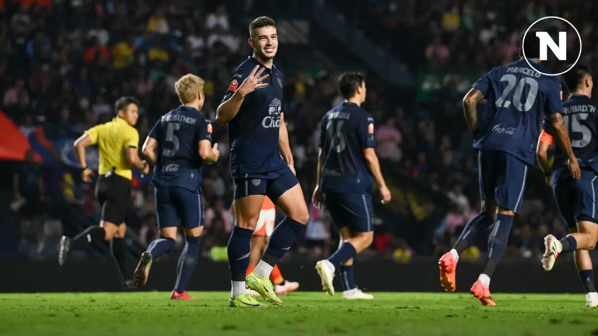 "บิสโซลี" กด 4 ตุง พาบุรีรัมย์ไล่ถลุงราชบุรี 6-0 ศึกไทยลีก