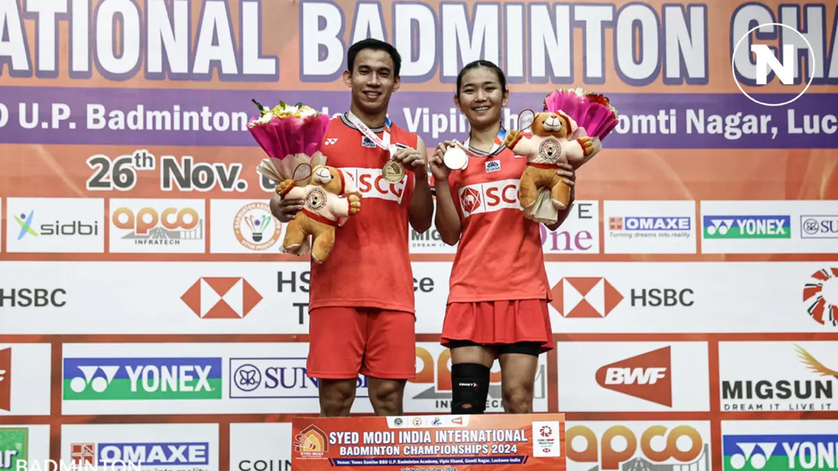 "บาส-เฟม" ปราบคู่เจ้าถิ่น ซิวแชมป์แบดมินตัน ไซเอ็ด โมดี้ อินเดีย