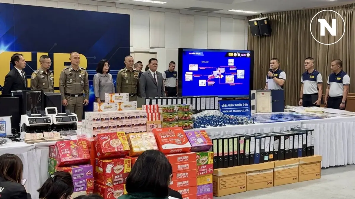 ยุทธการการ "ทลายรังมังกรเทา" รวบ 8 นายทุนจีน เปิด 14 บริษัท กระทำผิด