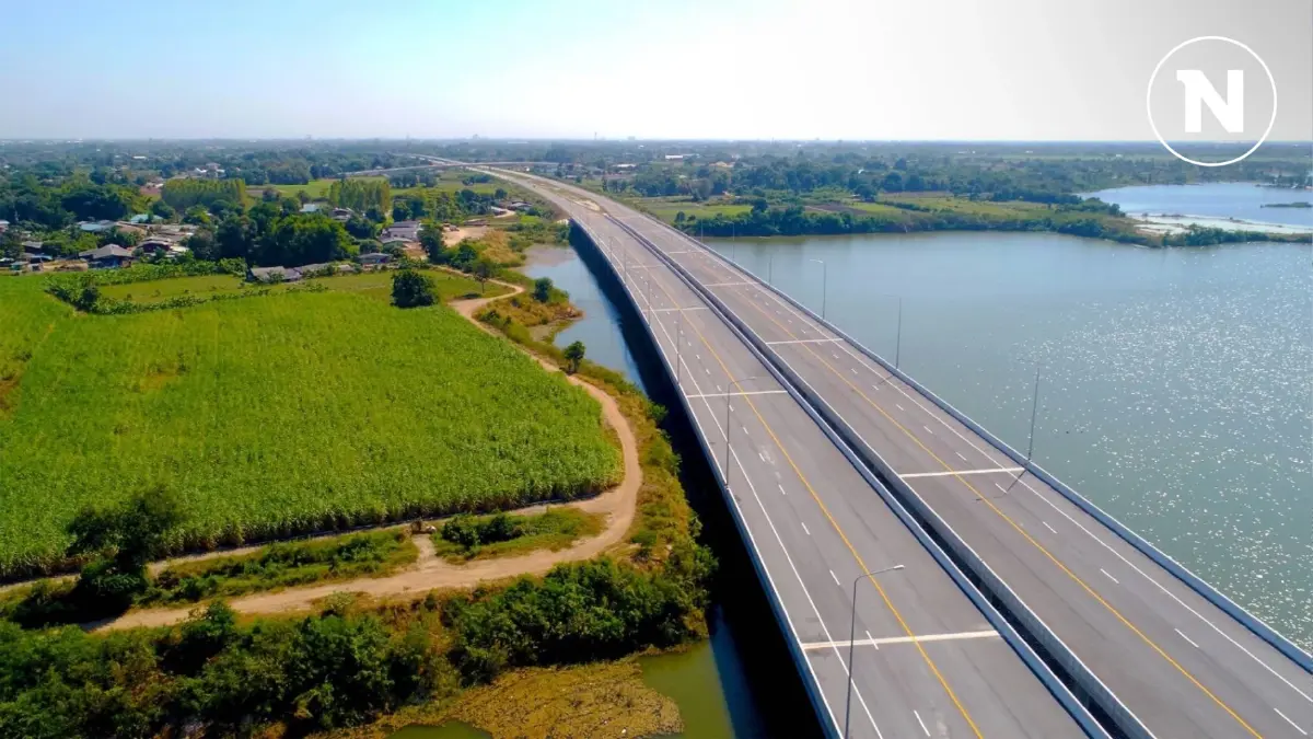 ทางหลวงเปิดวิ่งมอเตอร์เวย์ บางใหญ่ – กาญจนบุรี อำนวยความสะดวกเดินทางปีใหม่