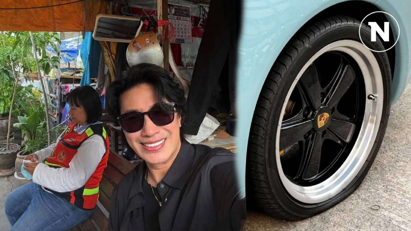 งานนี้มีฮา! "หนุ่ม กรรชัย" โพสต์รถหรูยางแตก แถมเจอยายไล่ไปตัดผม งานนี้มีฮา! "หนุ่ม กรรชัย" โพสต์รถหรูยางแตก แถมเจอยายไล่ไปตัดผม