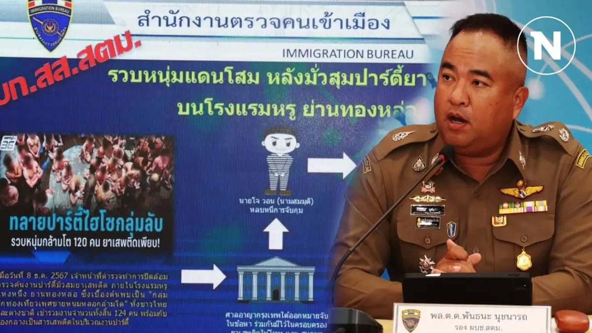 "สตม." แถลงจับ "ยากูซ่า หน.แก๊งคอลเซ็นเตอร์ - เกาหลีปาร์ตี้ยาเสพติด"
