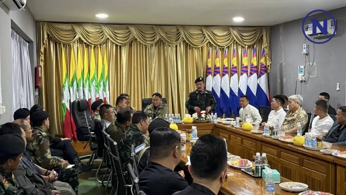 ผู้นำกองกำลัง BGF และ DKBA ประชุมกลุ่มทุนจีน แก้"อาชญากรรมข้ามชาติ"