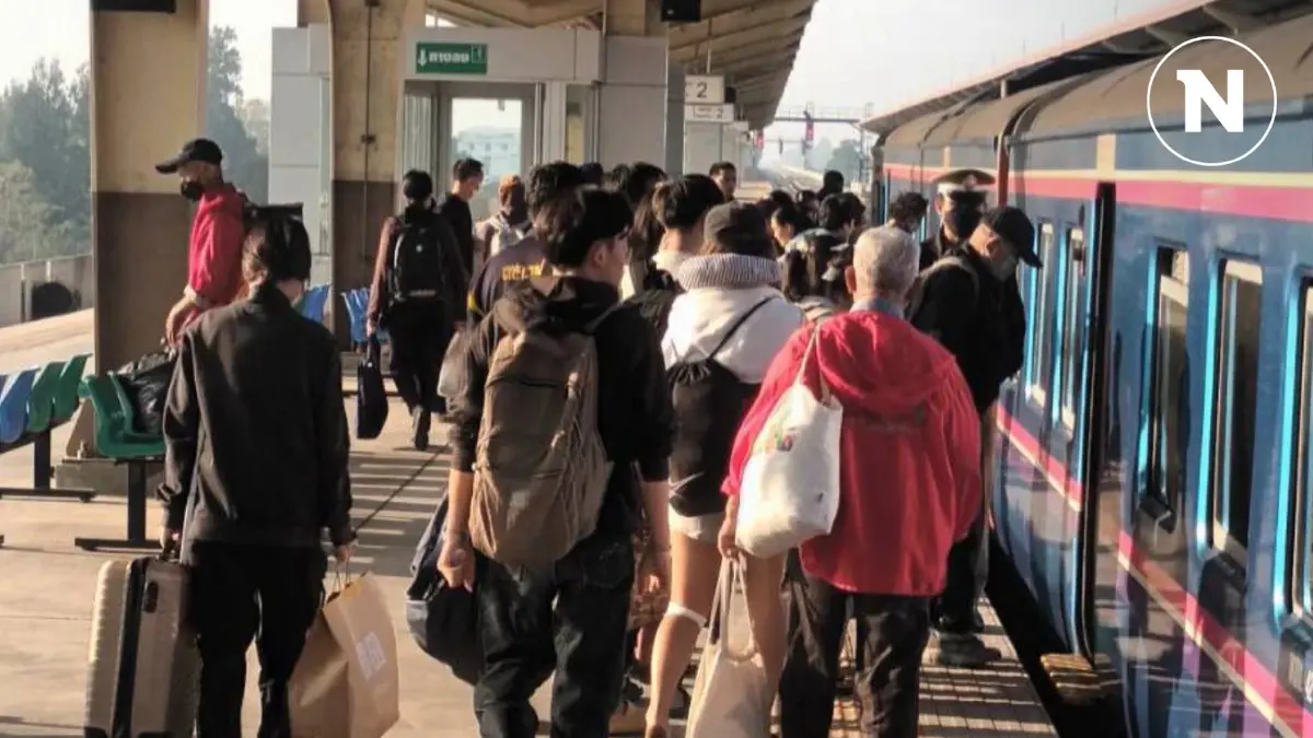 ยอดคนใช้ขนส่งระบบรางวันขึ้นปีใหม่ทะลุ 1 ล้านคน