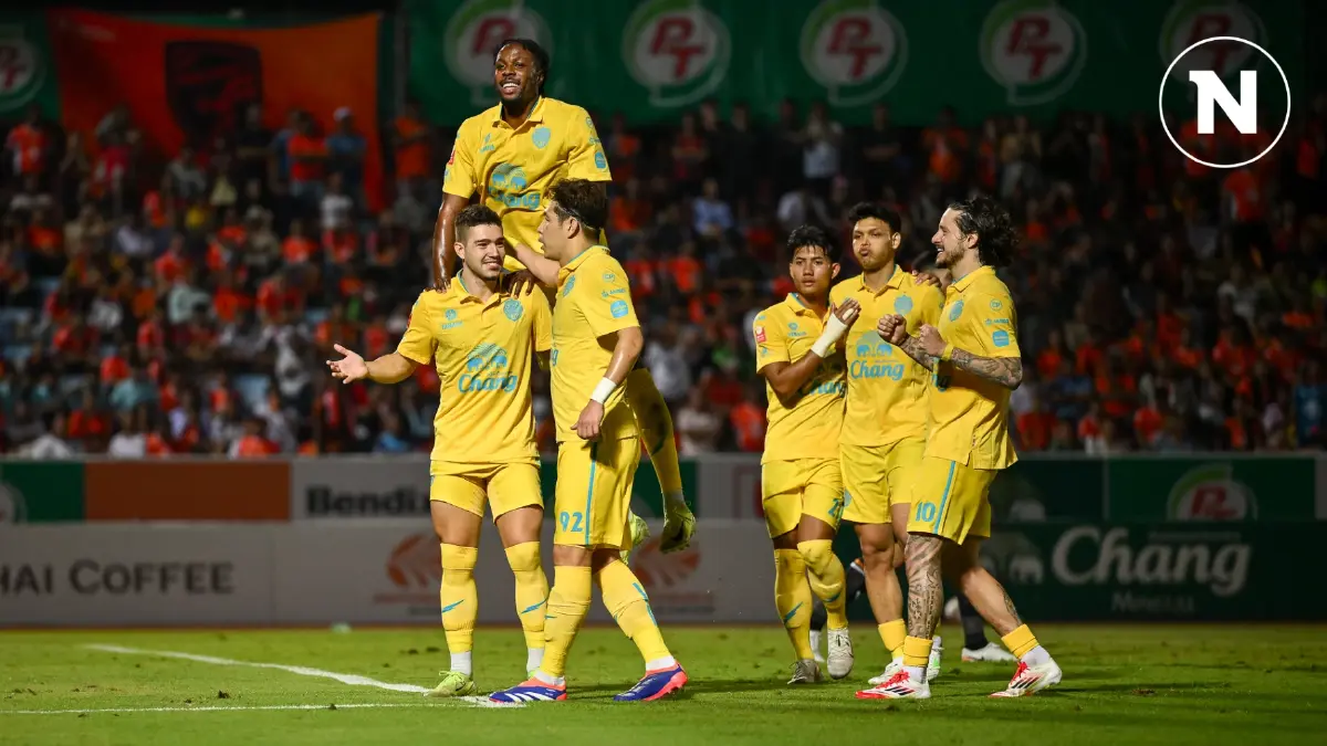 บุรีรัมย์เฉือนประจวบ 2-1 ทิ้งรองฝูง 11 แต้ม