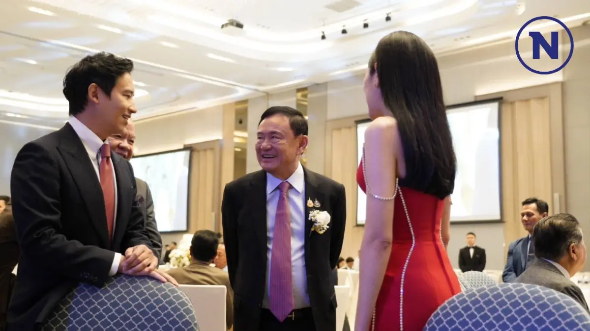 "ทักษิณ" ร่วมงานแต่ง สส.เพื่อไทย-ประชาชน" เผย ดี ได้พบ "พิธา“ "ทักษิณ" ร่วมงานแต่ง สส.เพื่อไทย-ประชาชน" เผย ดี ได้พบ "พิธา“