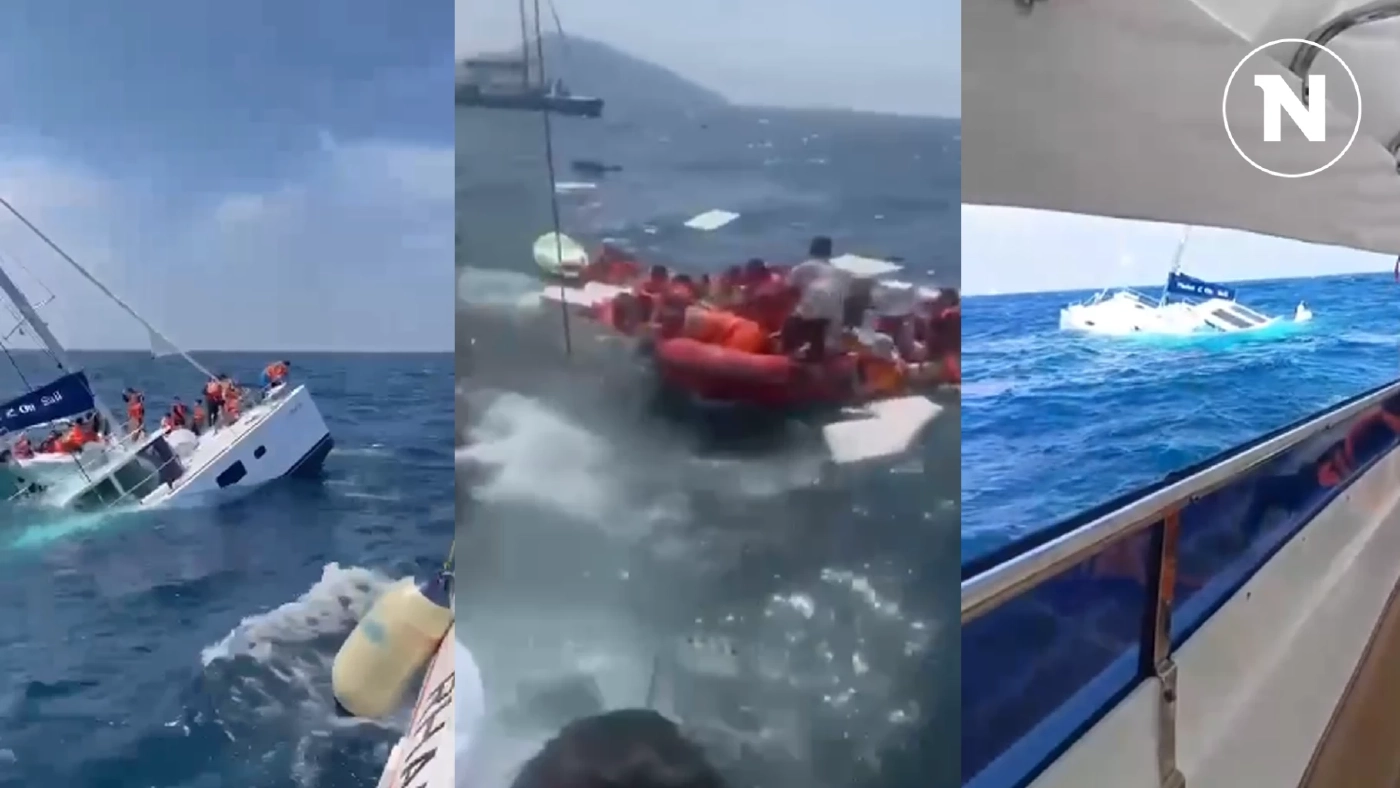 ด่วน! เรือนักท่องเที่ยวจีนล่ม 38 ชีวิตหนีตายวุ่นกลางทะเลภูเก็ต (มีคลิป)