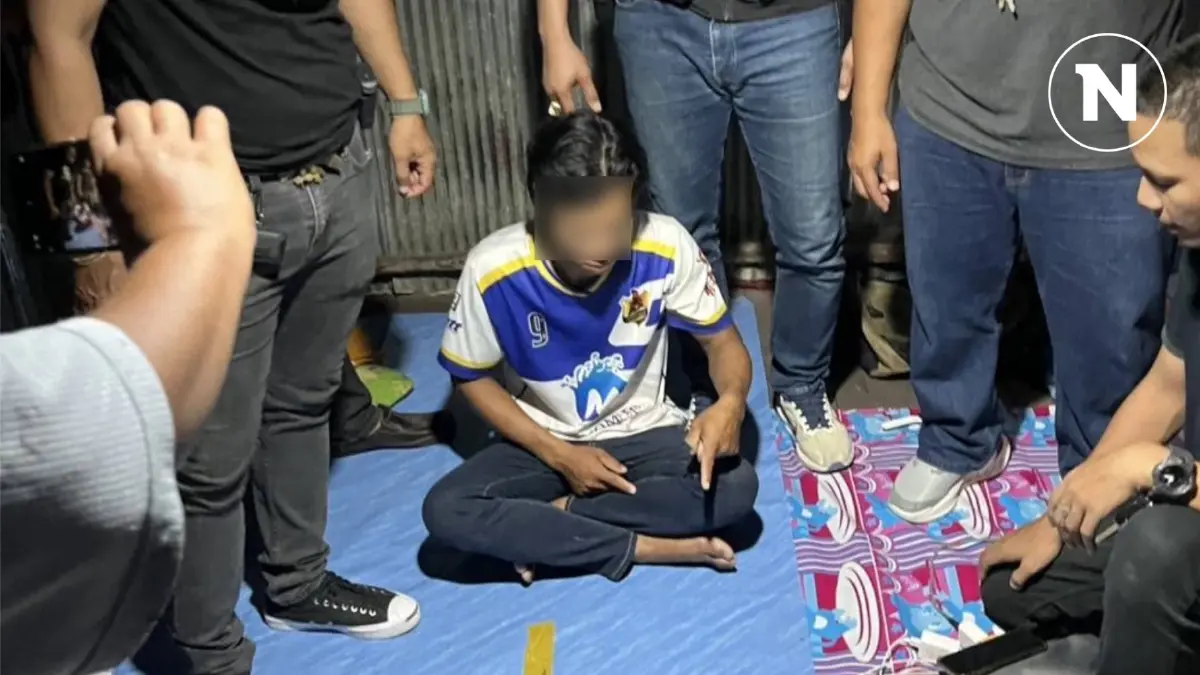รวบเมียนมาหื่น มีดจี้ ด.ญ.วัย 14	 หวังขืนใจ  โชคดี รปภ.- ชาวบ้านช่วยได้ทัน