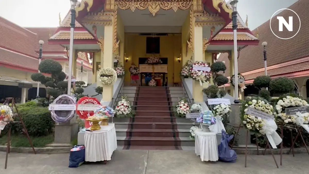 ไร้เงา “บังเสรี” ร่วมงานฌาปนกิจไรเดอร์ ส่งพ่อ และญาติมาแทน