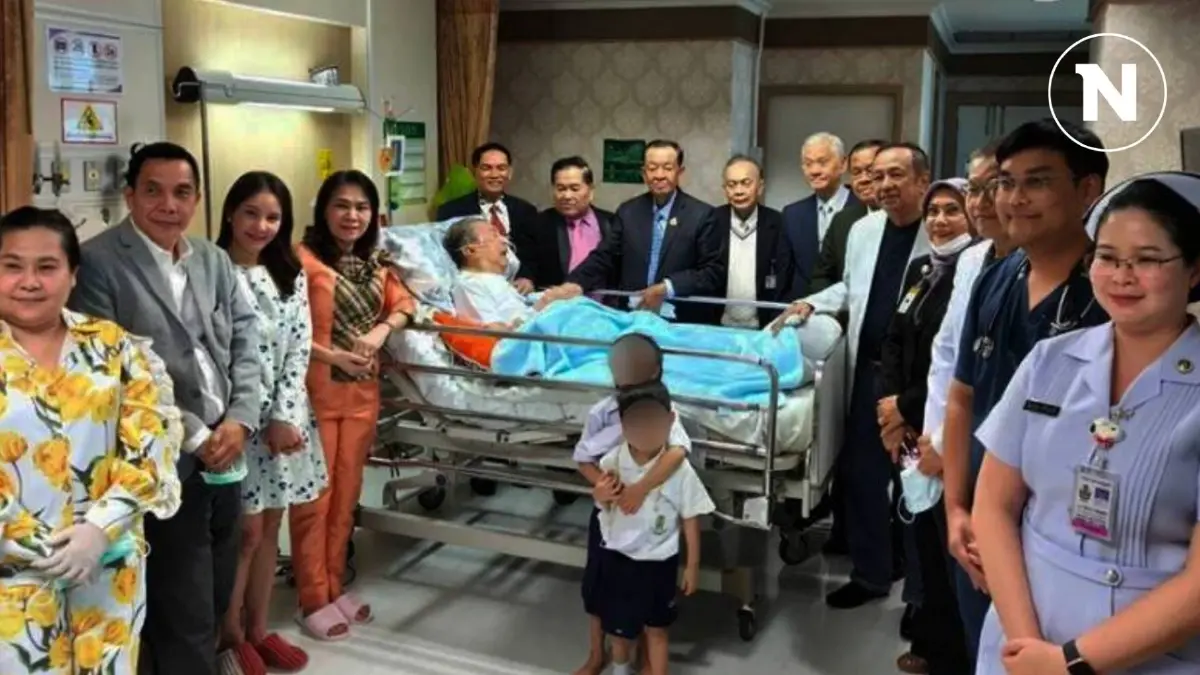 เปิดภาพล่าสุด! "บิ๊กจิ๋ว" หลังป่วยเข้ารักษาตัว "วันนอร์" เข้าเยี่ยม