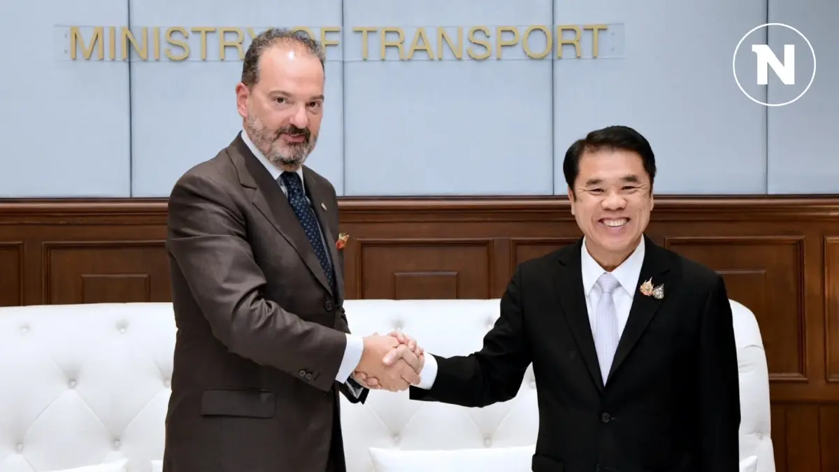 'สุริยะ' ถกทูตอิตาลี หนุนเทคโนโลยี - นวัตกรรม ยกระดับระบบรางไทย 'สุริยะ' ถกทูตอิตาลี หนุนเทคโนโลยี - นวัตกรรม ยกระดับระบบรางไทย