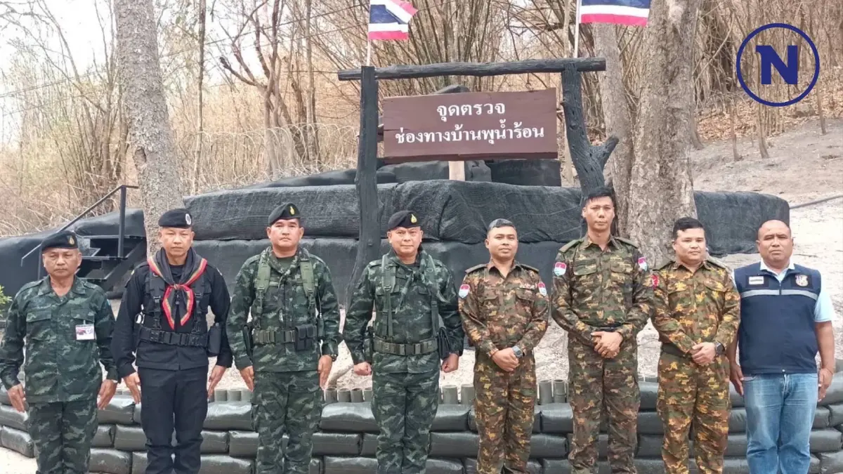 2 บิ๊กทหารชายแดน"ไทย-เมียนมา" สานสัมพันธ์ร่วมแก้ "คอลเซ็นเตอร์" 2 บิ๊กทหารชายแดน"ไทย-เมียนมา" สานสัมพันธ์ร่วมแก้ "คอลเซ็นเตอร์"
