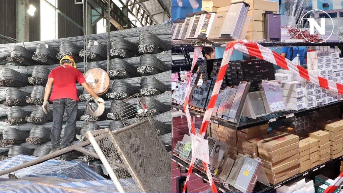 จับล็อตใหญ่! “เอกนัฏ” ยึดสายไฟ-เหล็กเส้น ไม่ได้มาตราฐาน 49 ล้าน