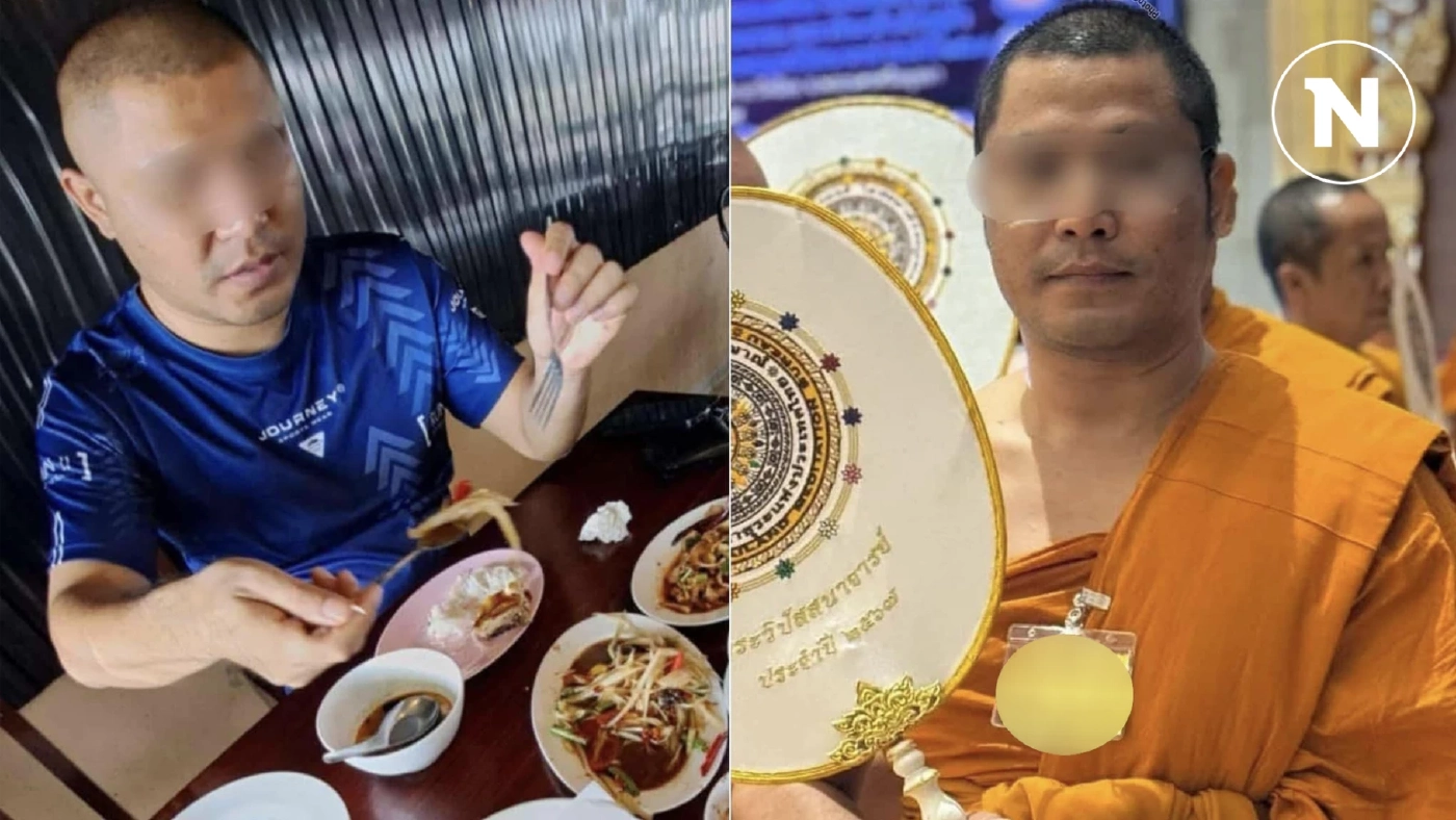 สวดยับ! เจ้าคณะตำบลดัง เบื่อข้าววัด สลัดจีวรควงหนุ่มไปดินเนอร์