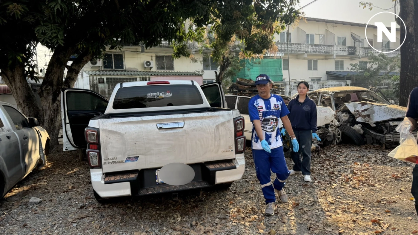 คดียิงพ่อแม่ลูก ตร.ค้นรถคนตายซ้ำ เจอหลักฐานอาจทำให้ต้องฆ่าโหด