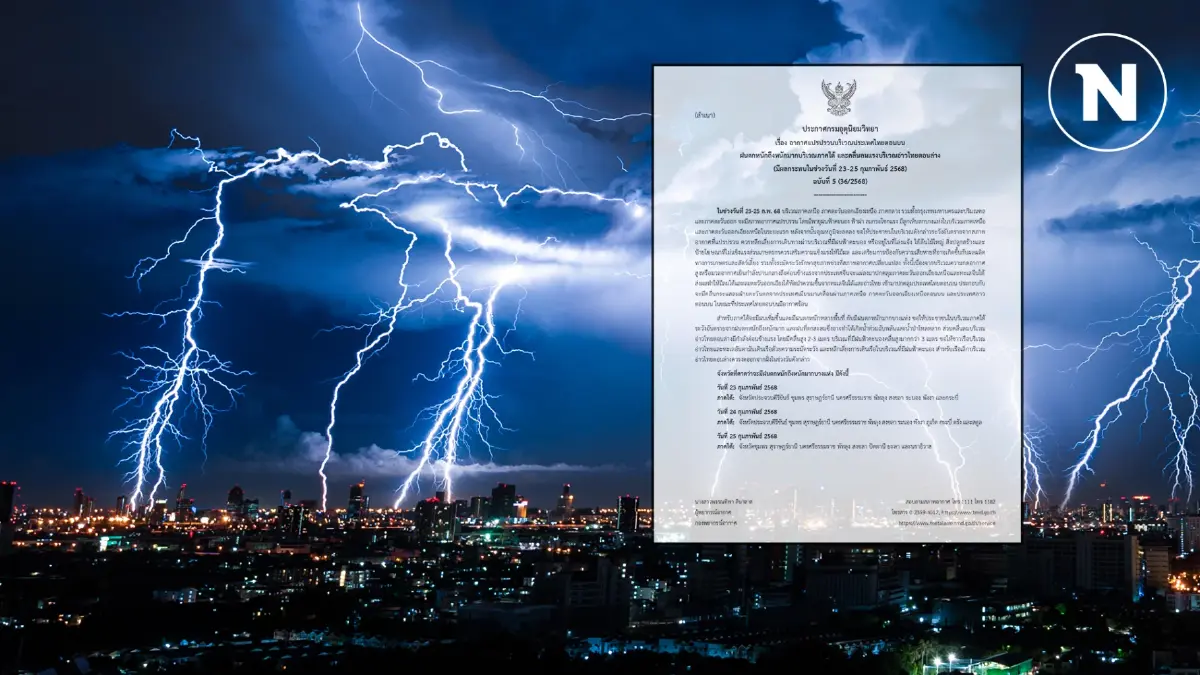 เช็กด่วน! อุตุฯ เตือนอันตราย ฝนหนัก-ลมกระโชก-ลูกเห็บตก เช็กด่วน! อุตุฯ เตือนอันตราย ฝนหนัก-ลมกระโชก-ลูกเห็บตก