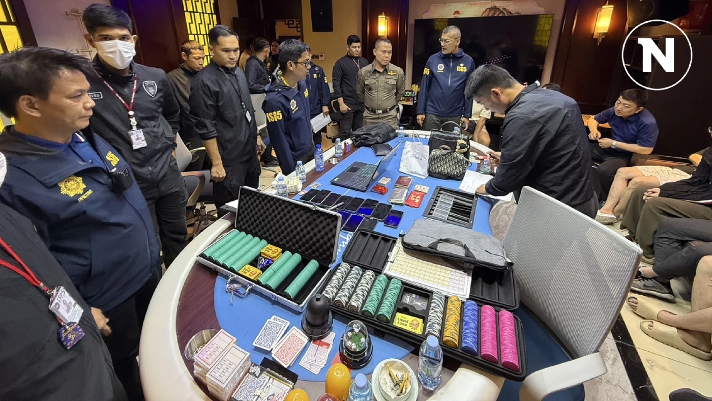 ทลายบ่อนจีนเทากลางกรุง เปิดร้านอาหารบังหน้า เงินสะพัดหลายล้าน ทลายบ่อนจีนเทากลางกรุง เปิดร้านอาหารบังหน้า เงินสะพัดหลายล้าน