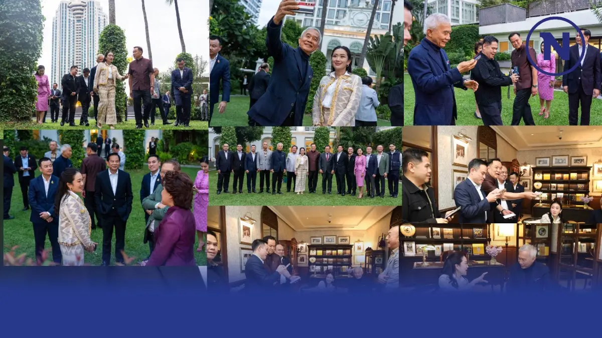 "ดินเนอร์พรรคร่วม" โรงแรมหรู ริมน้ำเจ้าพระยา สุดชื่นมื่น ( คลิป )   