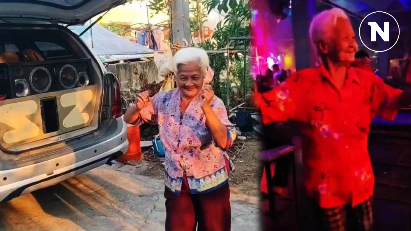 เปิดคลิปคุณยายขาแดนซ์! โซเชียลตะลึง วัยใกล้ 80 ยังแดนซ์กระจาย