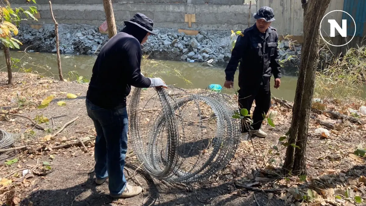 วางลวดหนาม ตรึงกำลังเข้มแนวชายแดน สกัดแก๊งคอลเซ็นเตอร์