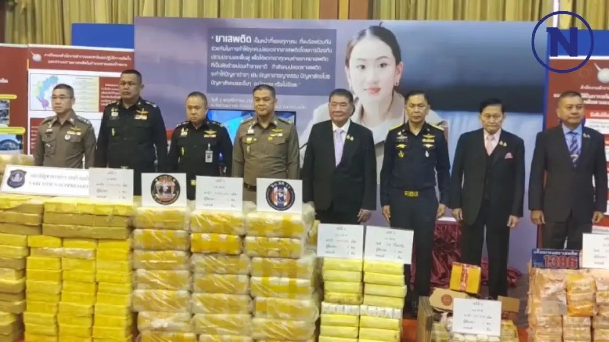 ภูมิธรรม แถลงกวาดล้างยาเสพติด 9 คดี ยึดยาบ้าบิ๊กล็อต 37 ล้านเม็ด ยาไอซ์ 434 กก.