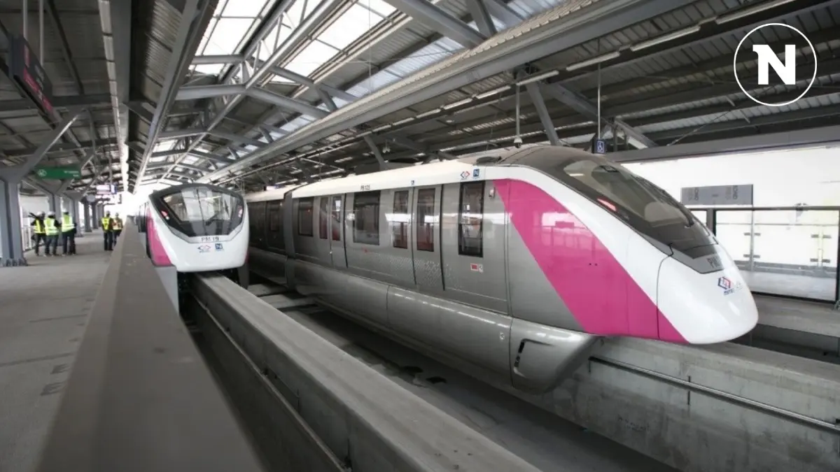 เปิดบริการเต็มรูปแบบ 19 ก.ค.นี้ รถไฟฟ้าสายสีชมพูเข้าเมืองทอง