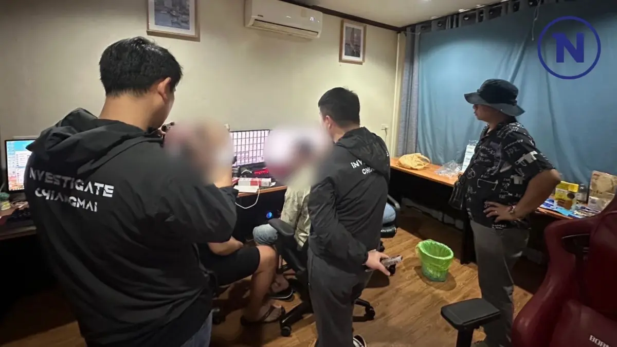 ตร.เชียงใหม่ บุกรวบ 5 แอดมินเว็บพนันชาวจีน แฝงตัวคราบนักศึกษา เผยพฤติการณ์