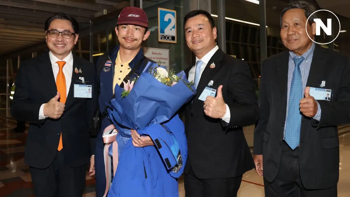 "ปอล ฮองรี วีเยอร์ต๊องส์" ฮีโร่ อชก.ฤดูหนาว กลับถึงไทย