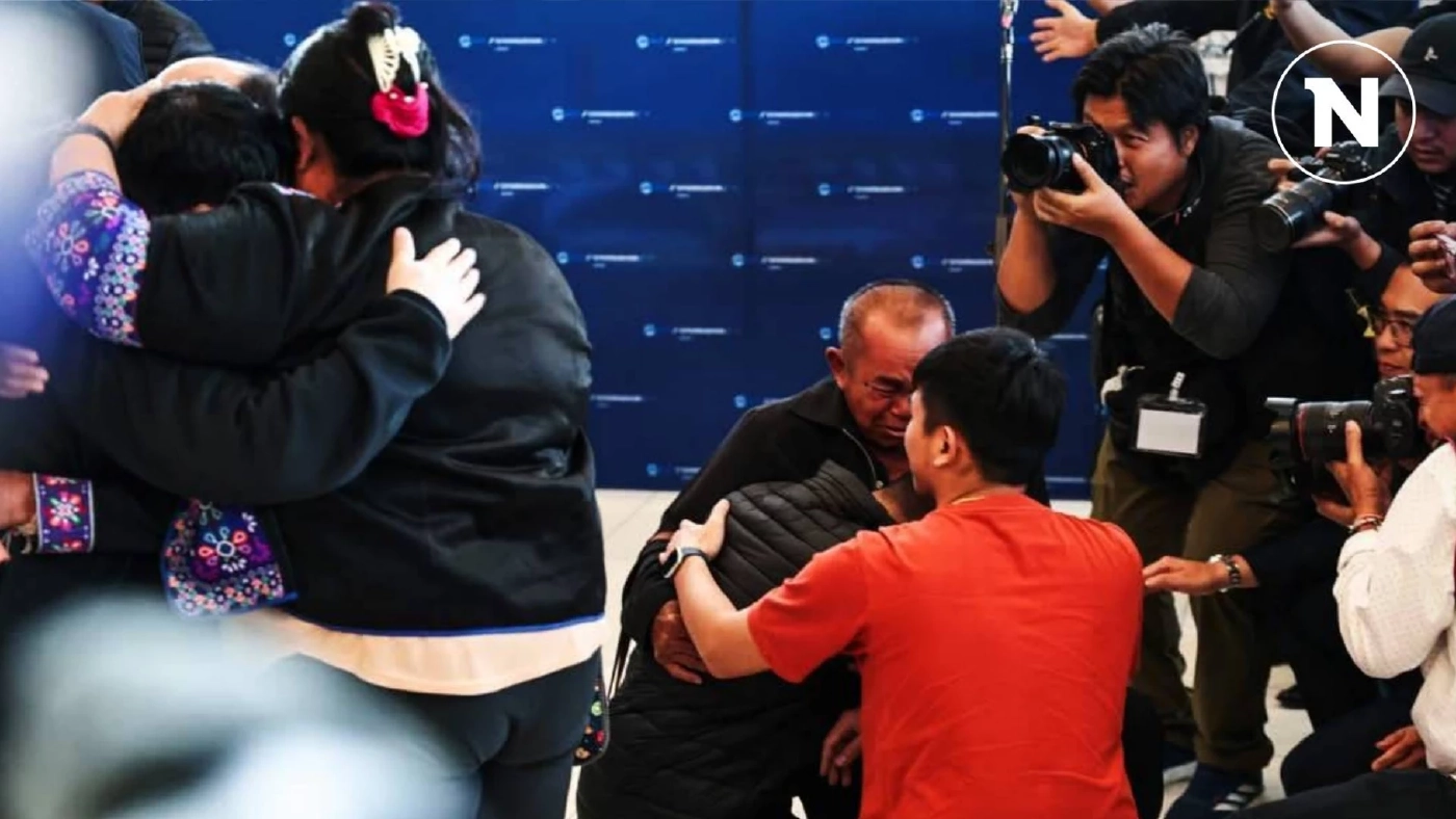 สุดดีใจ 5 แรงงานไทยกลับสู่อ้อมกอดครอบครัว ถูกจับเป็นตัวประกันกว่า 1 ปี