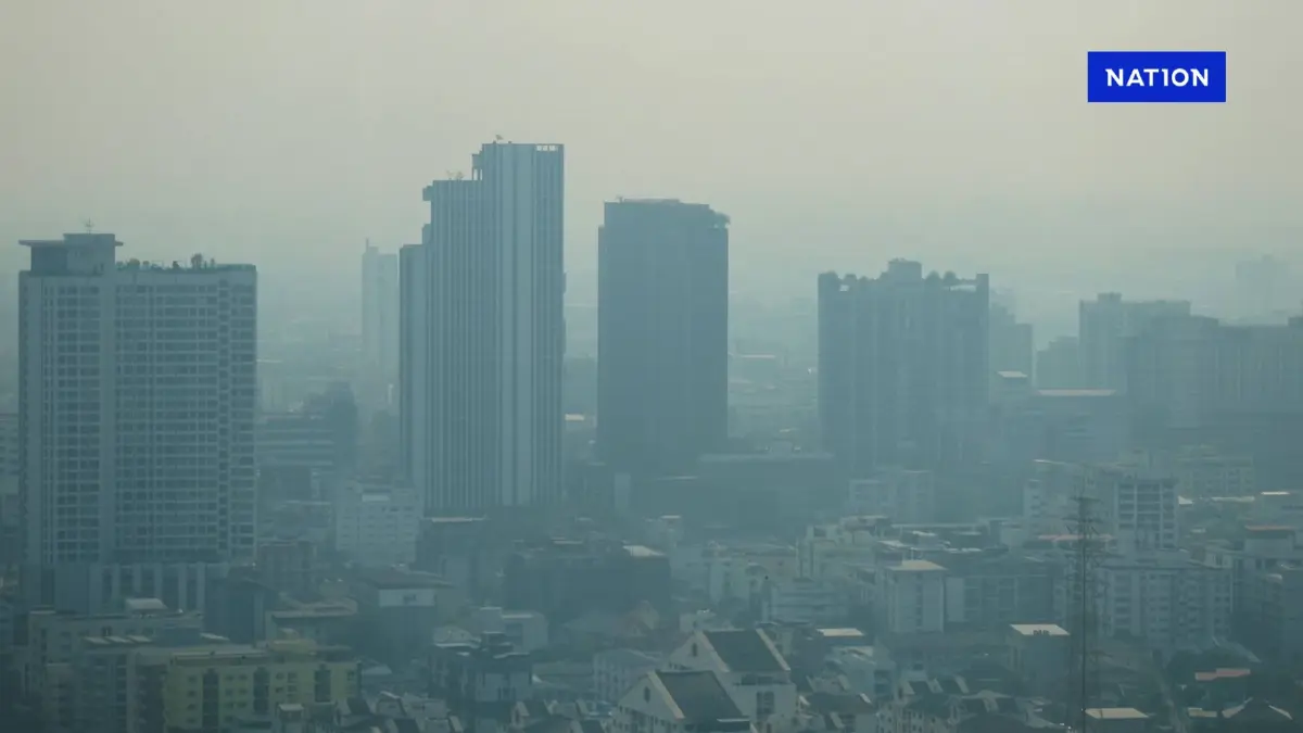 "บางนา" แชมป์ "ฝุ่นPM2.5" สูงสุด ฝุ่นมีแนวโน้มเพิ่มขึ้นอยู่