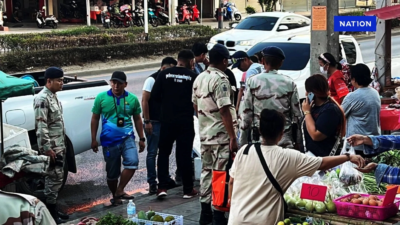 รวบ 7 เมียนมา ตั้งร้านค้า-แผงลอย ขายแข่งกับคนไทย ตลาดสดสมุทรสาคร รวบ 7 เมียนมา ตั้งร้านค้า-แผงลอย ขายแข่งกับคนไทย ตลาดสดสมุทรสาคร