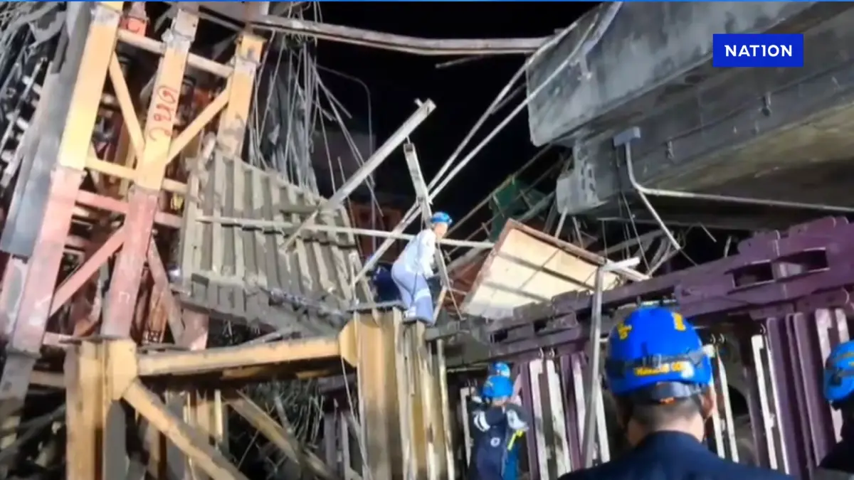 ด่วน! สะพานทางด่วน “ถนนพระราม 2” ถล่ม บาดเจ็บ-เสียชีวิต จำนวนมาก